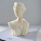 An aesthetic Artemis Candle Mould silicone candle mould from MYKA Candles and Moulds, perfect for soap, resin, and cake mould art.