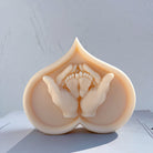 The Baby Feet Candle Mould silicone candle mould from MYKA Candles and Moulds, a professional supply for candle, soap, and baking moulds.