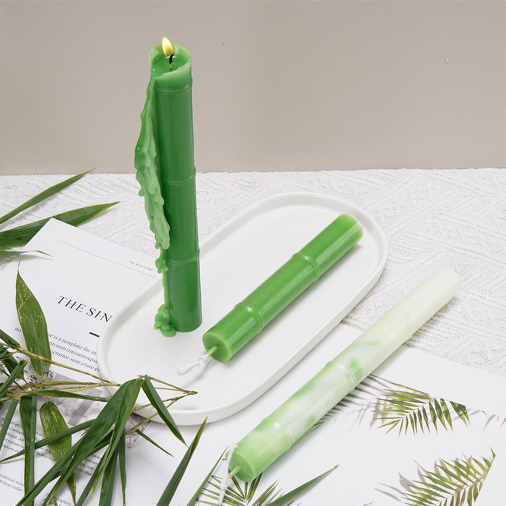 A versatile Bamboo Pillar Candle Mould silicone candle mould by MYKA Candles and Moulds, suitable for resin moulds and decorative cake mould shapes.