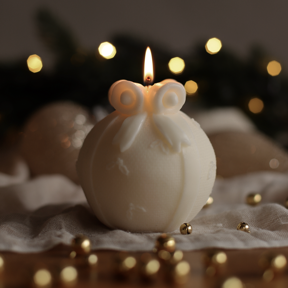 Professional Bell Bauble Silicone Candle Moulds silicone candle mould by MYKA Candles and Moulds, also used for resin moulds and baking mould designs.