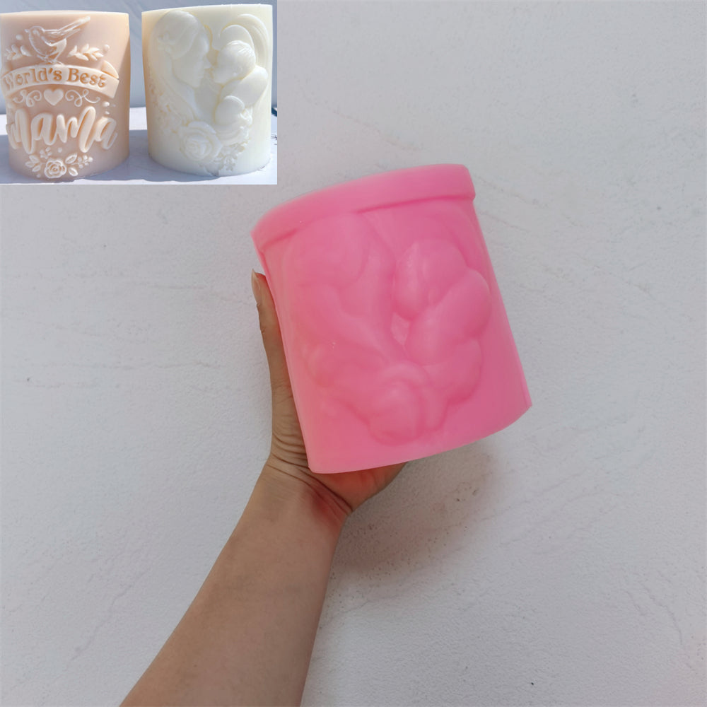 Handmade Best Mama Candle Mould silicone candle mold from MYKA Candles and Moulds, perfect for resin moulds and unique baking mould shapes.