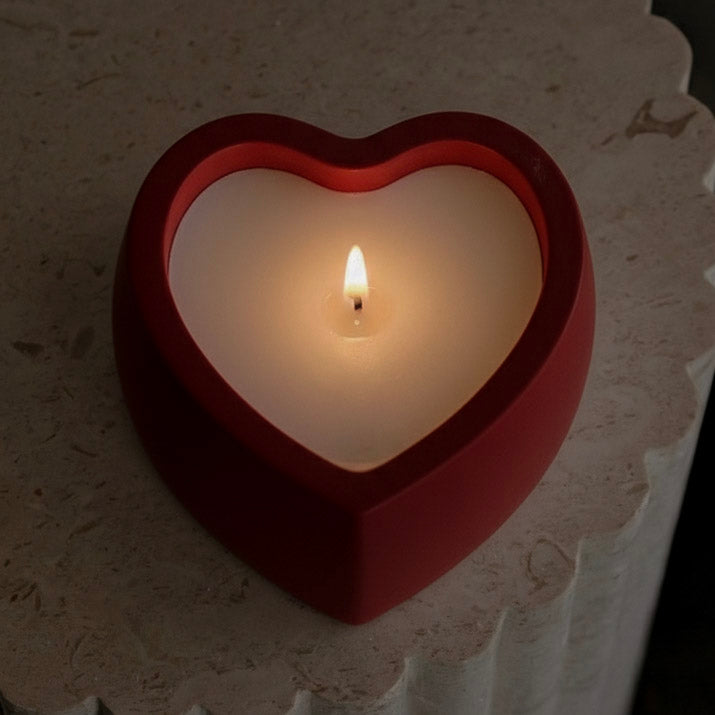 The Beveled Heart Vessel Silicone Mould silicone candle mould by MYKA Candles and Moulds, optimized for professional vessel casting and soap moulds.