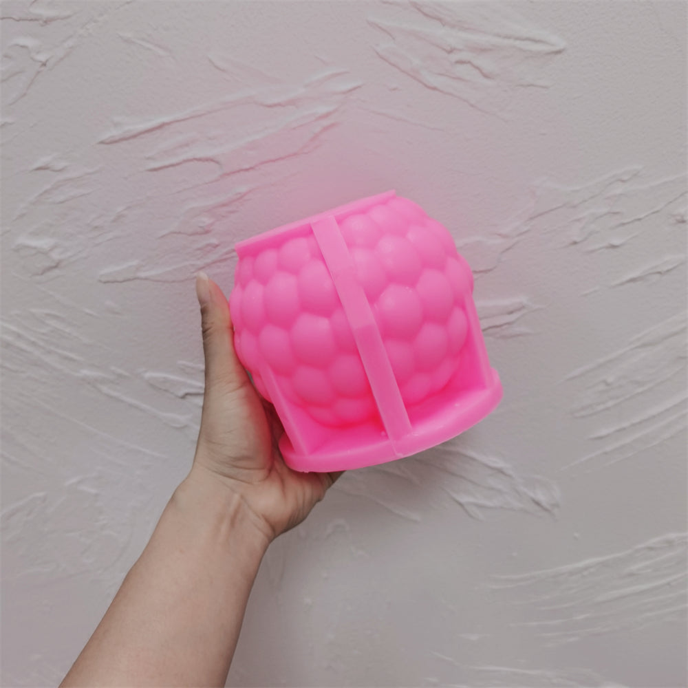 Professional Braid Orb Candle Mould silicone candle mould by MYKA Candles and Moulds, also used for resin moulds and baking mould designs.