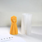 The Bride & Groom Candle Mould silicone candle mould from MYKA Candles and Moulds, a professional supply for candle, soap, and baking moulds.