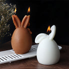 Durable Bunny Egg Candle Moulds silicone candle mould by MYKA Candles and Moulds, ideal for resin moulds, soap moulds, and cake mould creations.