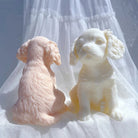 The Cavalier King Charles Spaniel Puppy Candle Mould silicone candle mould by MYKA Candles and Moulds, a top choice for artistic resin moulds and baking moulds.