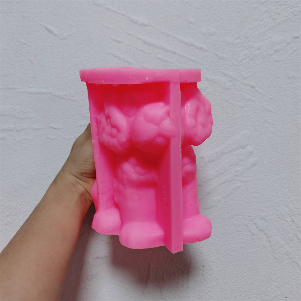 Durable Cavalier King Charles Spaniel Puppy Candle Mould silicone candle mould by MYKA Candles and Moulds, ideal for resin moulds, soap moulds, and cake mould creations.