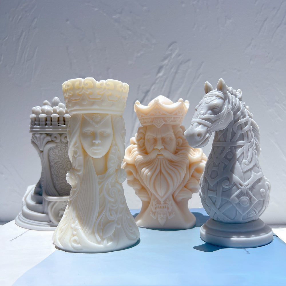 The Chess Candle Moulds silicone candle mould by MYKA Candles and Moulds, optimized for professional candle, soap, and cake moulds.