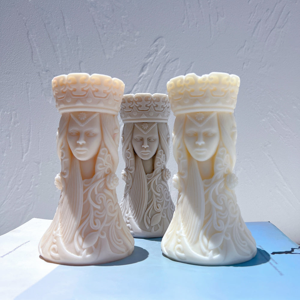 Precision-designed Chess Candle Moulds silicone candle mold by MYKA Candles and Moulds for resin moulds and gourmet cake mould designs.