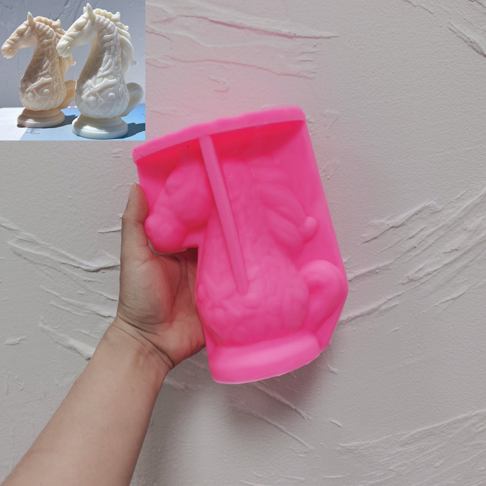 Showcasing the Chess Candle Moulds silicone candle mould by MYKA Candles and Moulds for creative baking moulds and candle making.