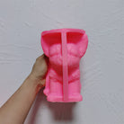 A detailed Chihuahua Puppy Candle Mould silicone candle mould by MYKA Candles and Moulds, perfect for candle making, soap moulds, and resin moulds.