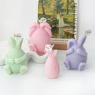 Professional Choc Egg Bunny Candle Moulds silicone candle mould by MYKA Candles and Moulds, also used for resin moulds and baking mould designs.
