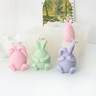 A versatile Choc Egg Bunny Candle Moulds silicone candle mould by MYKA Candles and Moulds, suitable for resin moulds and decorative cake mould shapes.