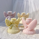 High-quality Christmas Angel Silicone Candle Mould silicone candle mould from MYKA Candles and Moulds, great for resin moulds and professional baking mould needs.