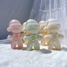 Professional Christmas Gingerbread Man Candle Mould silicone candle mould by MYKA Candles and Moulds, also used for resin moulds and baking mould designs.