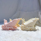 The Christmas Sleigh Candle Mould silicone candle mould from MYKA Candles and Moulds, a professional supply for candle, soap, and baking moulds.