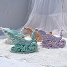 The Christmas Sleigh Vessel Mould silicone candle mould by MYKA Candles and Moulds, optimized for professional vessel casting and soap moulds.