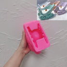 A heat-resistant Christmas Sleigh Vessel Mould silicone candle mould by MYKA Candles and Moulds, ideal for concrete vessel moulds and soap moulds.