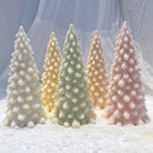 A Christmas Tree Candle Mould silicone candle mold by MYKA Candles and Moulds, the perfect multipurpose tool for soap, resin, and cake mould casting.