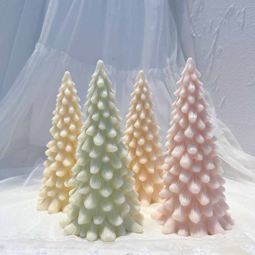Handmade Christmas Tree Candle Mould silicone candle mold from MYKA Candles and Moulds, perfect for resin moulds and unique baking mould shapes.