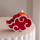 Close-up of the Cloud Candle Mould silicone candle mould by MYKA Candles and Moulds for soy wax, soap moulds, and baking mould hobbyists.