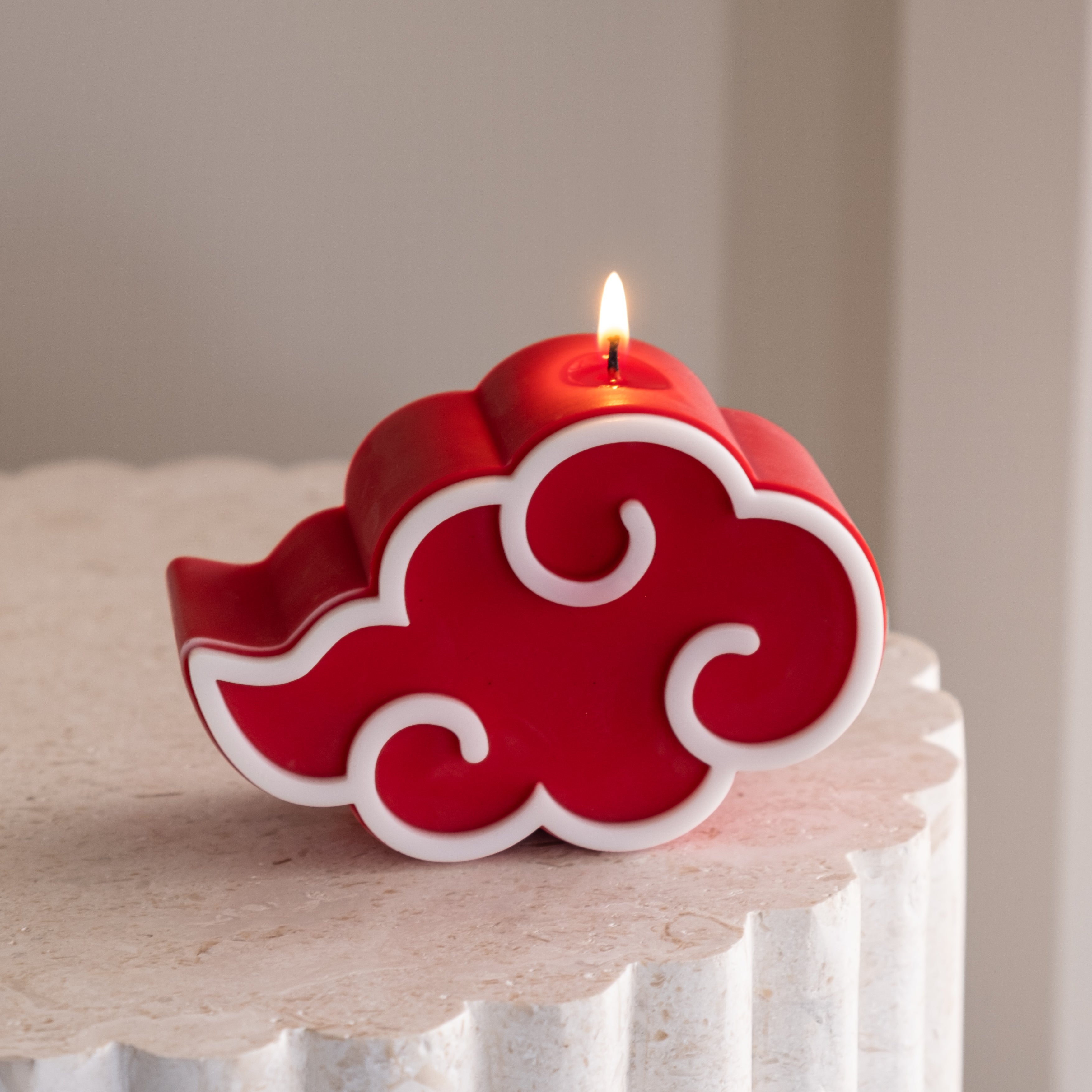 Close-up of the Cloud Candle Mould silicone candle mould by MYKA Candles and Moulds for soy wax, soap moulds, and baking mould hobbyists.