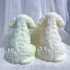 The Cockapoo Puppy Candle Mould silicone candle mold by MYKA Candles and Moulds, featuring high detail for candle, soap, and baking moulds.