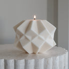 A Crystal Candle Mould silicone candle mold by MYKA Candles and Moulds, designed for easy release in soap, resin, and cake mould casting.