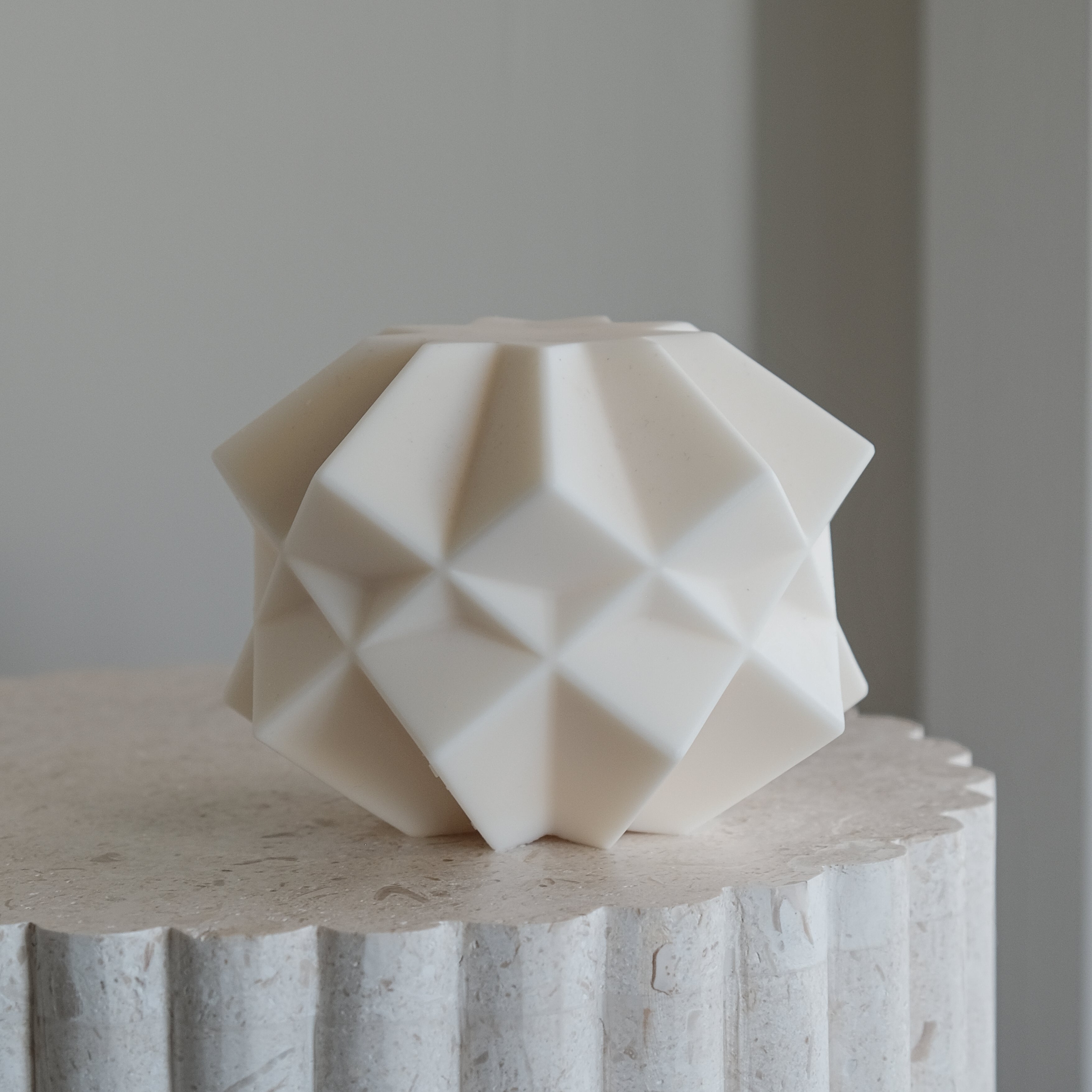 The flexible Crystal Candle Mould silicone candle mould by MYKA Candles and Moulds, suitable for soap moulds and food-grade cake mould use.