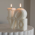 A Custom Love Candle Mould silicone candle mold by MYKA Candles and Moulds, the perfect multipurpose tool for soap, resin, and cake mould casting.