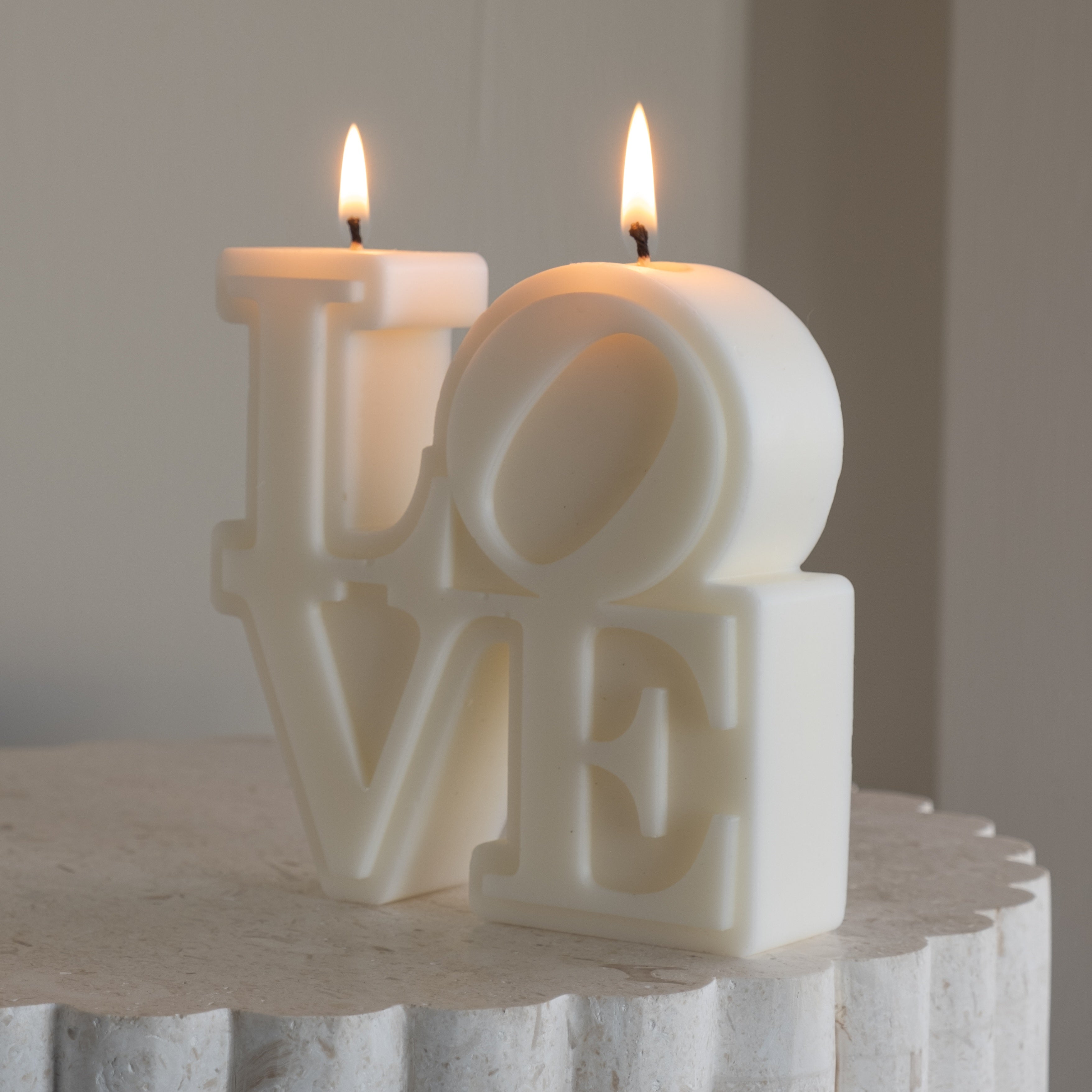 A Custom Love Candle Mould silicone candle mold by MYKA Candles and Moulds, the perfect multipurpose tool for soap, resin, and cake mould casting.