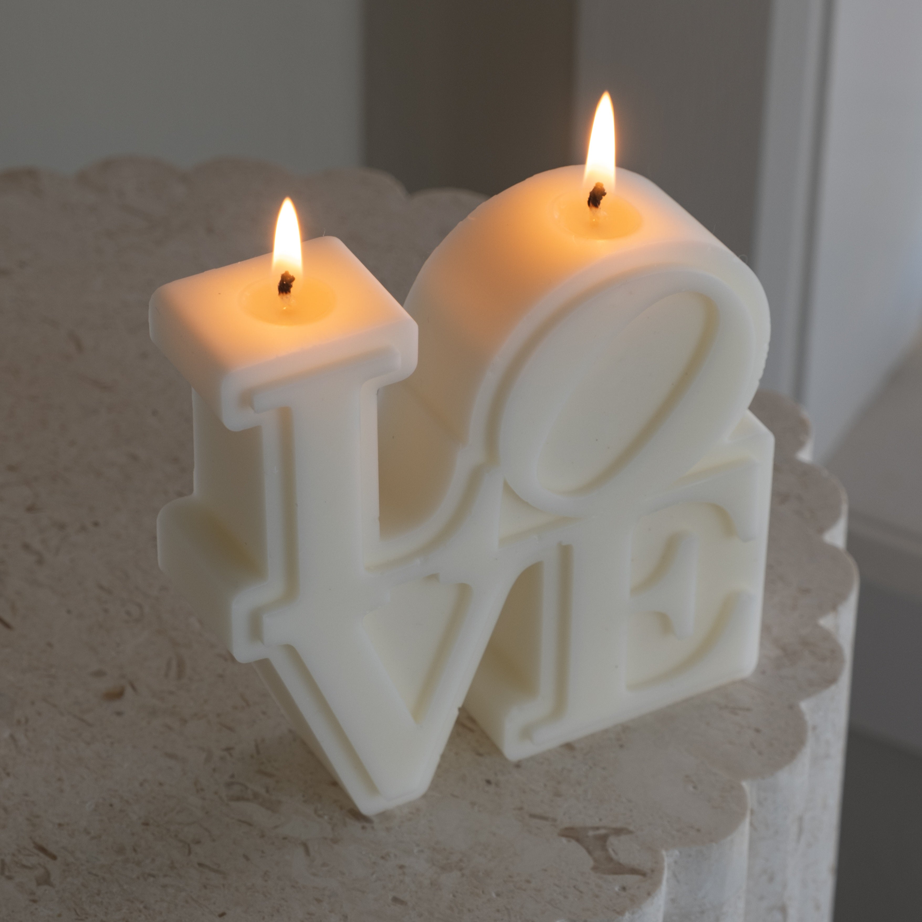 Crafting with the Custom Love Candle Mould silicone candle mould by MYKA Candles and Moulds, also used for soap, resin, and cake moulds.
