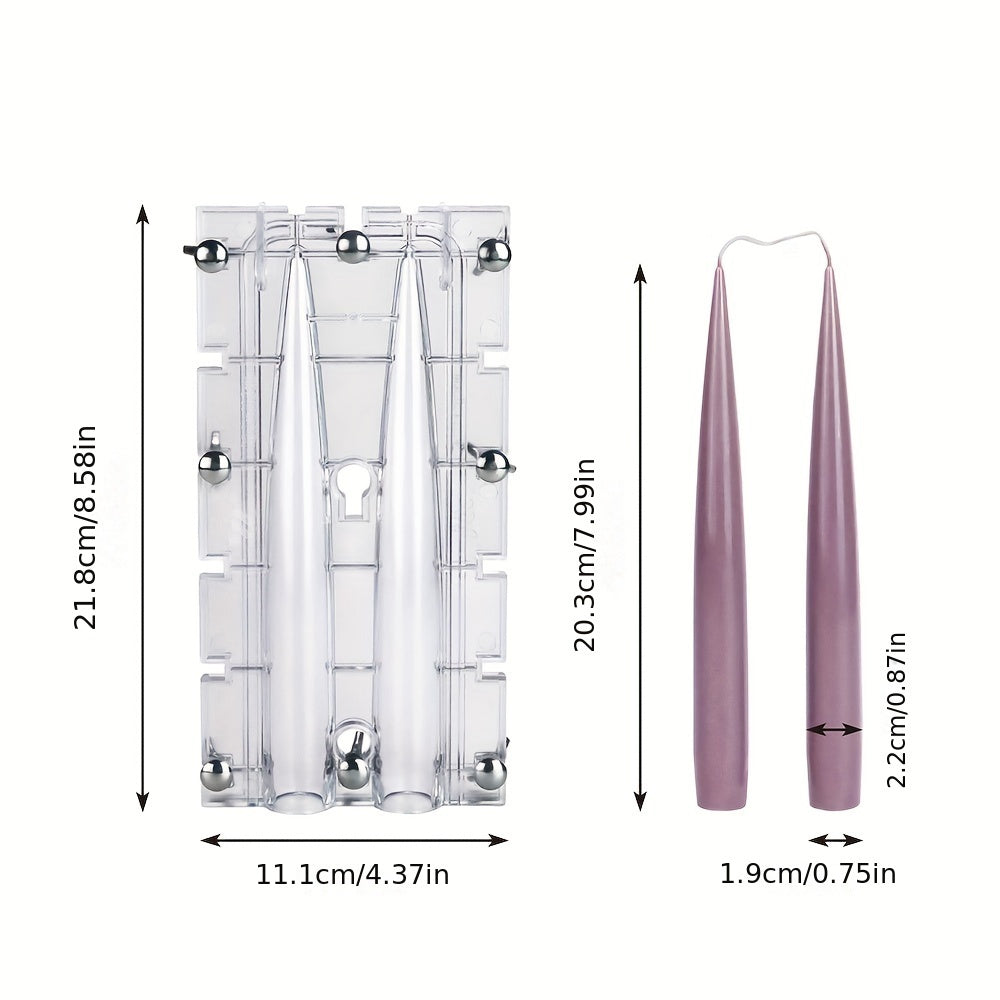 The Dipped Pillar Duo Candle Mould silicone candle mould from MYKA Candles and Moulds, a professional supply for candle, soap, and baking moulds.