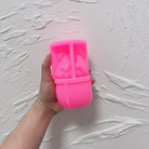 A Easter Bow Egg Vessel Mould silicone candle mold by MYKA Candles and Moulds, designed for easy release of concrete and plaster vessels.