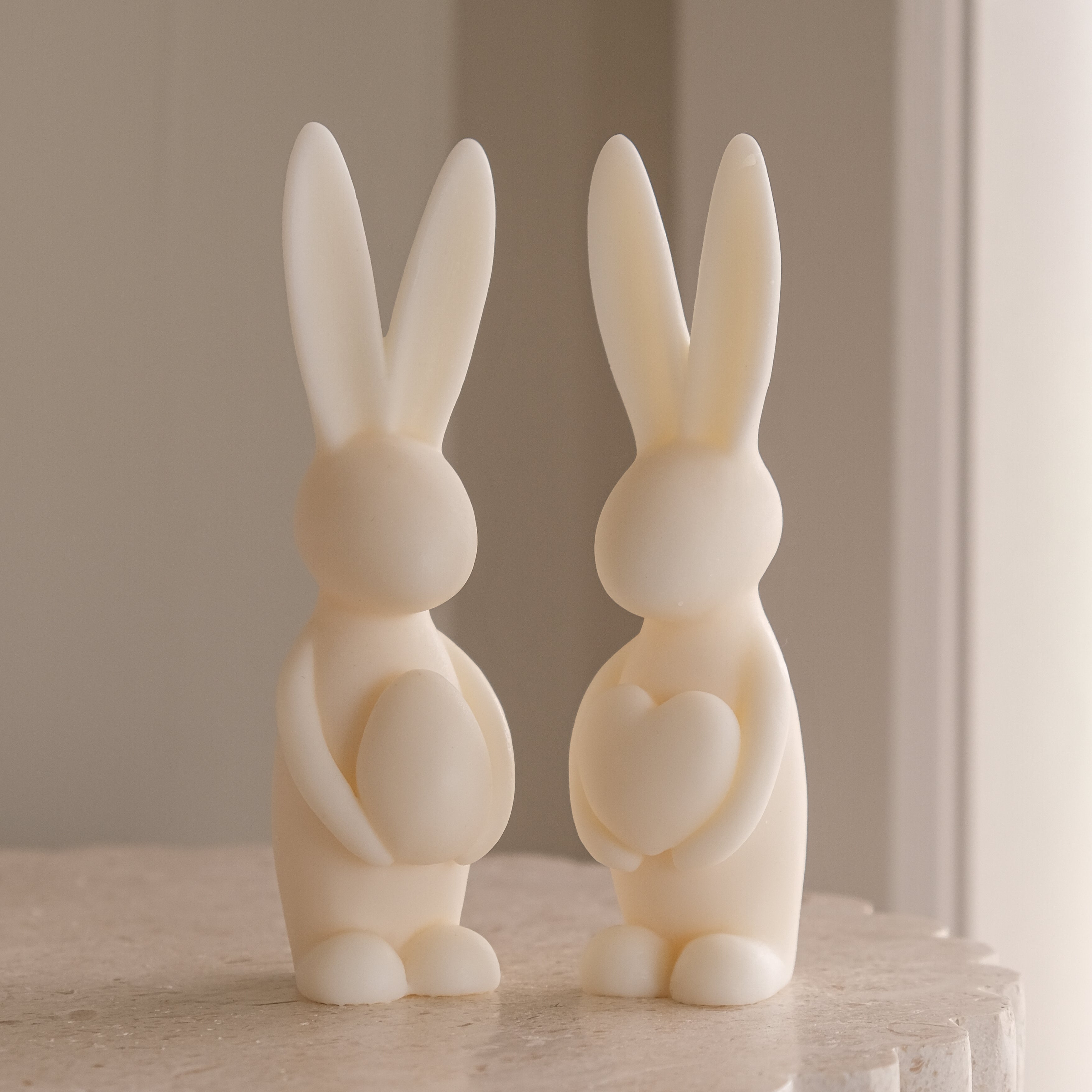 Crafting with the Easter Bunny Candle Moulds silicone candle mould by MYKA Candles and Moulds, also used for soap, resin, and cake moulds.