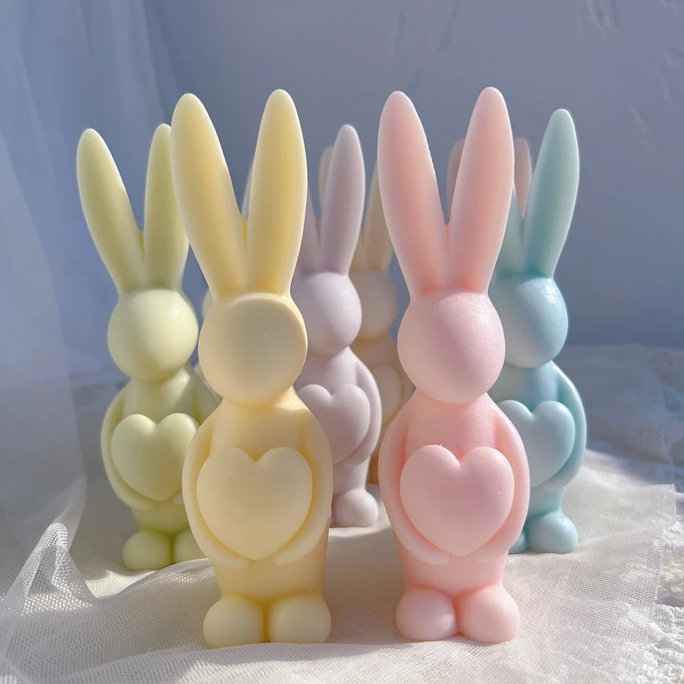 The Easter Bunny Candle Moulds silicone candle mould by MYKA Candles and Moulds, optimized for professional candle, soap, and cake moulds.