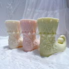 Professional Elf Boot Candle Mould silicone candle mould by MYKA Candles and Moulds, also used for resin moulds and baking mould designs.