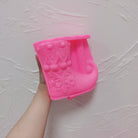 A detailed Elf Boot Candle Mould silicone candle mould by MYKA Candles and Moulds, perfect for candle making, soap moulds, and resin moulds.