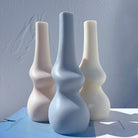A detailed Fluidform Vase Moulds silicone candle mould by MYKA Candles and Moulds, perfect for casting concrete vessels and resin moulds.