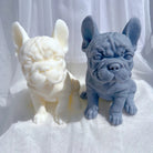 Handmade French Bulldog Puppy Candle Mould silicone candle mold from MYKA Candles and Moulds, perfect for resin moulds and unique baking mould shapes.