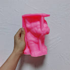 High-quality French Bulldog Puppy Candle Mould silicone candle mould from MYKA Candles and Moulds, great for resin moulds and professional baking mould needs.