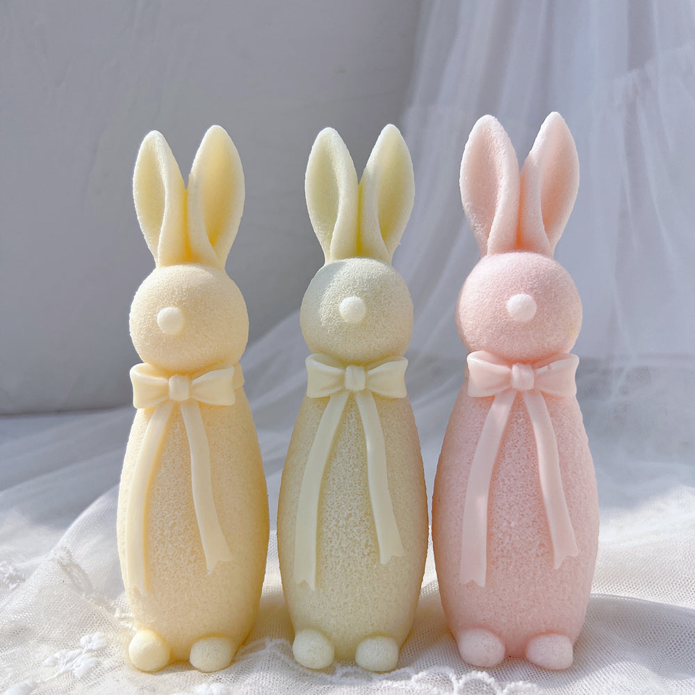 The Fuzzy Bunny Candle Moulds silicone candle mould by MYKA Candles and Moulds, perfect for small business candle, soap, and cake mould production.