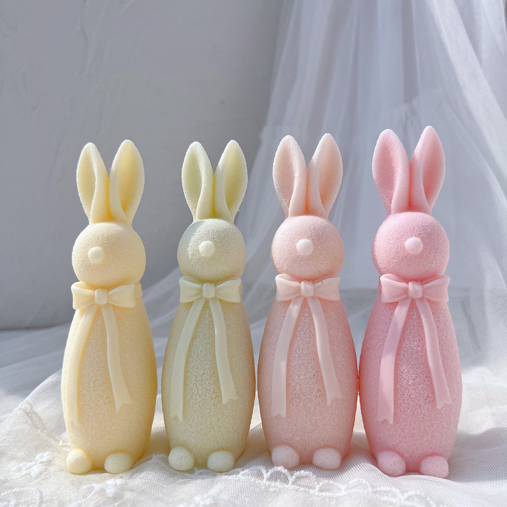 A versatile Fuzzy Bunny Candle Moulds silicone candle mould by MYKA Candles and Moulds, suitable for resin moulds and decorative cake mould shapes.