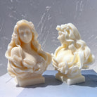 Close-up of the Gaia Candle Mould silicone candle mould by MYKA Candles and Moulds for soy wax, soap moulds, and baking mould hobbyists.