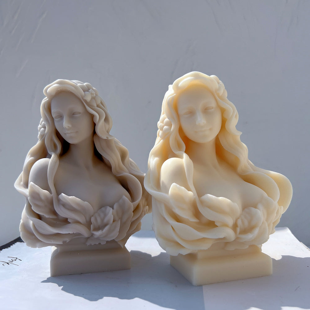 Showcasing the Gaia Candle Mould silicone candle mould by MYKA Candles and Moulds for creative baking moulds and candle making.