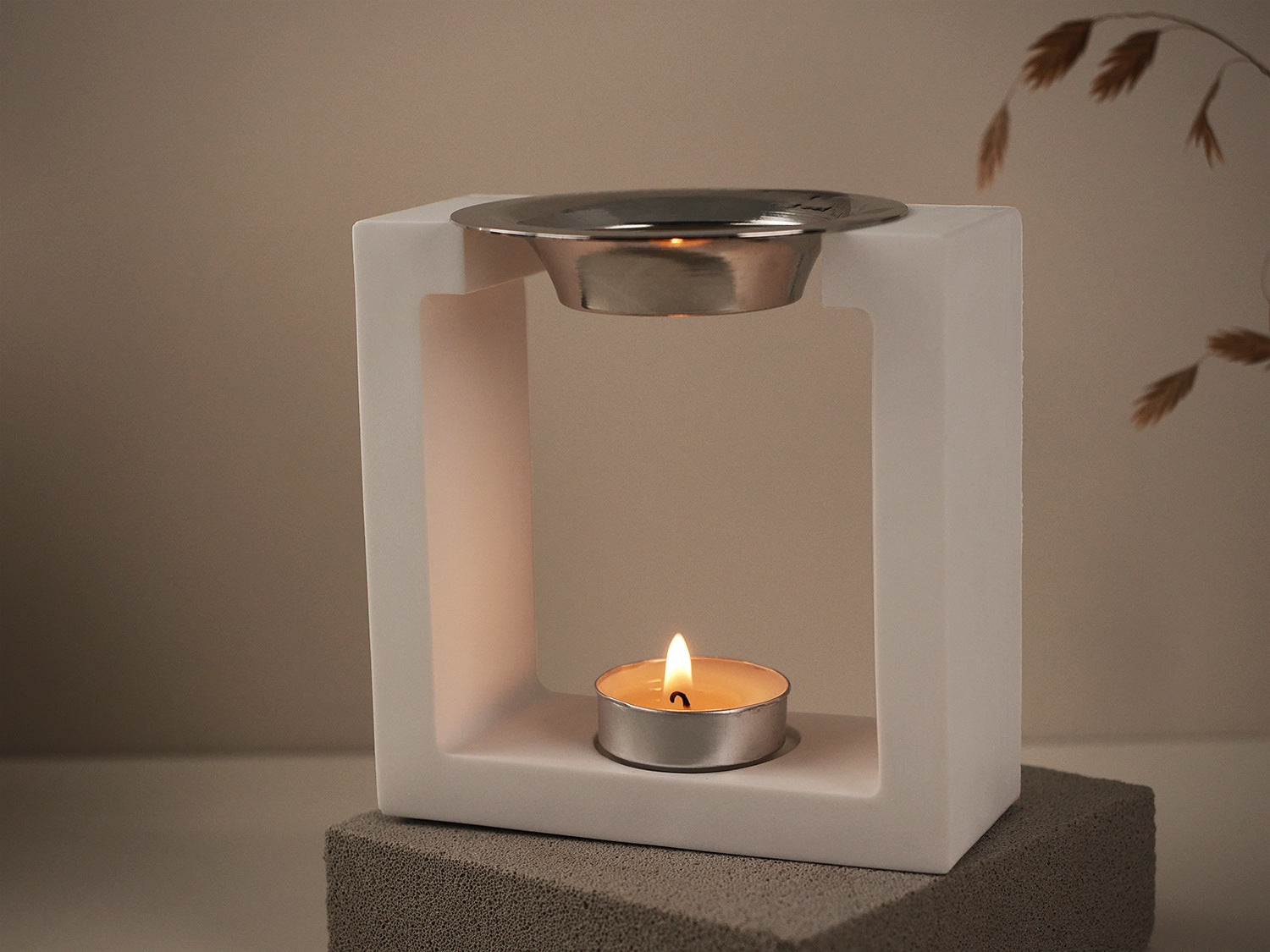 The Geometric Wax Melt Burner Candle Moulds silicone candle mould by MYKA Candles and Moulds, perfect for small business candle, soap, and cake mould production.