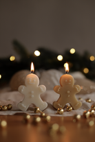 The Gingerbread Man Silicone Candle Moulds silicone candle mold by MYKA Candles and Moulds, featuring high detail for candle, soap, and baking moulds.