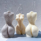 The Girl with Dragon Tattoo Candle Mould silicone candle mould from MYKA Candles and Moulds, a professional supply for candle, soap, and baking moulds.