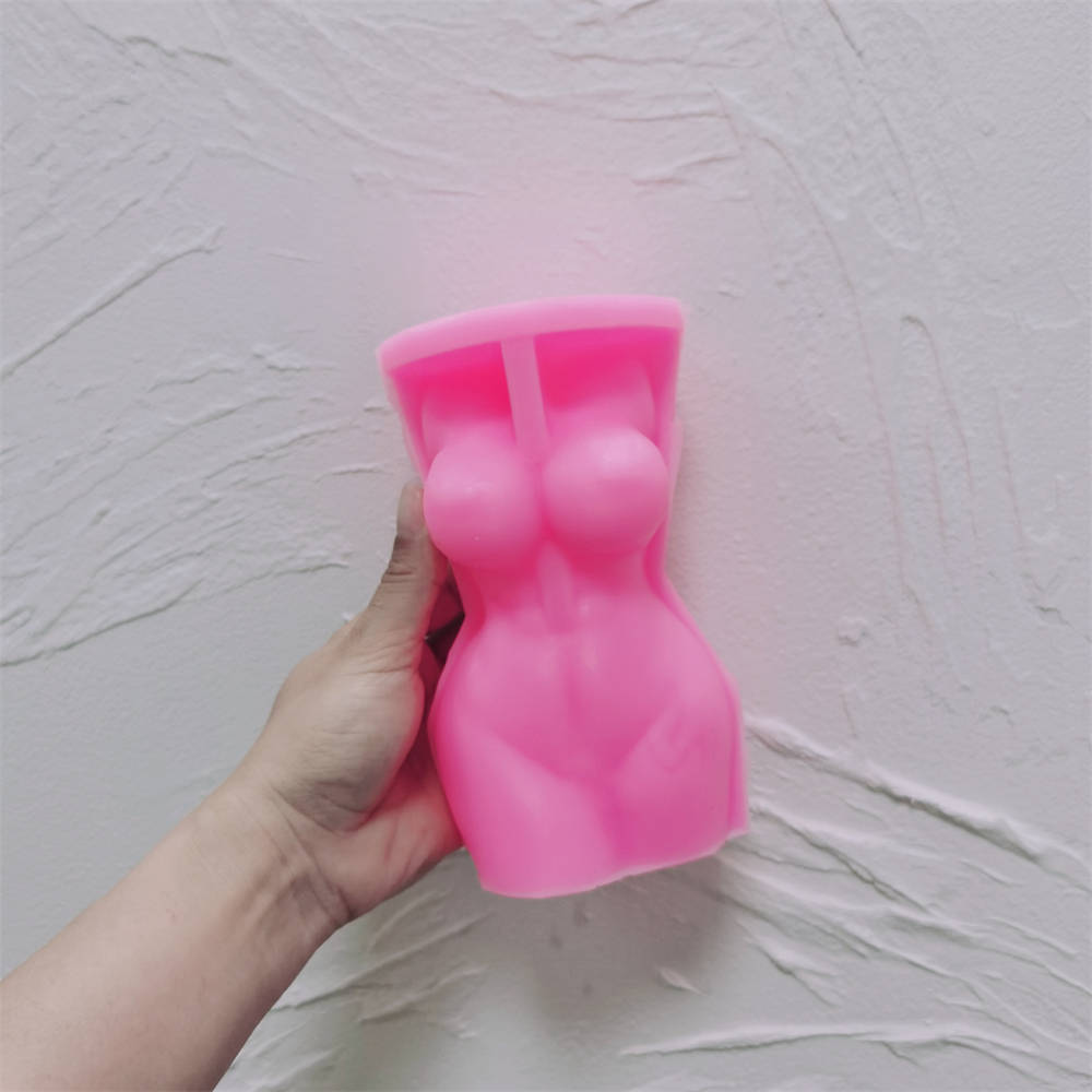 Showcasing the Girl with Dragon Tattoo Candle Mould silicone candle mould by MYKA Candles and Moulds for creative baking moulds and candle making.