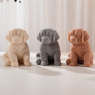 Showcasing the Golden Retriever Puppy Candle Mould silicone candle mould by MYKA Candles and Moulds for creative baking moulds and candle making.